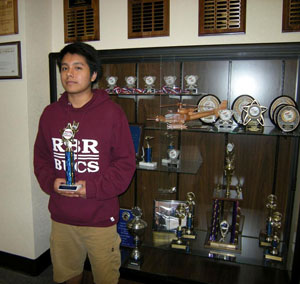 Senior Jose Ramirez took first place at the TSA State Competition Senior Jose Ramirez took first place at the TSA State Competition